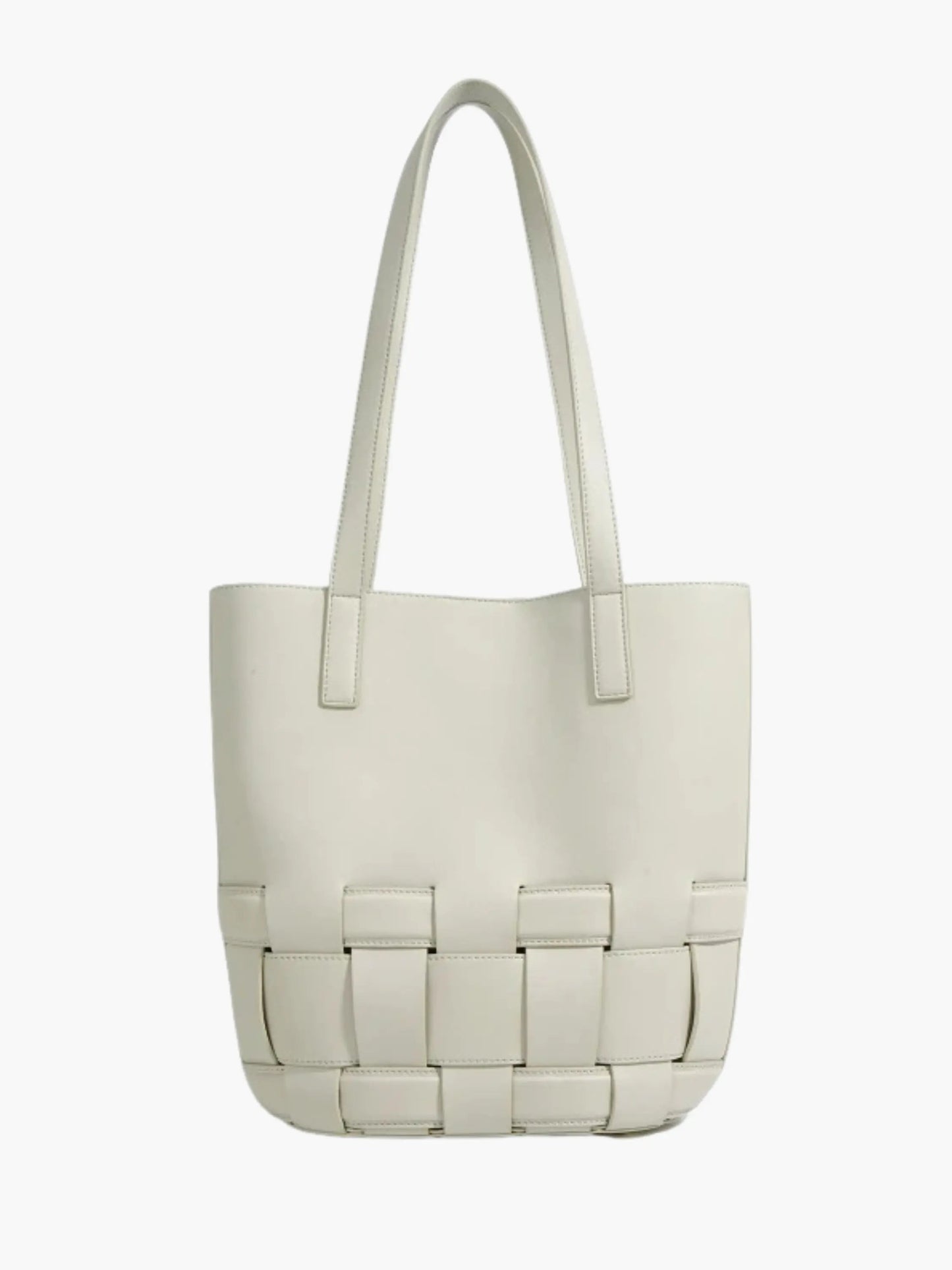 Leren Schouder tas voor Dames met Gevlochten Patroon - StudioMarella