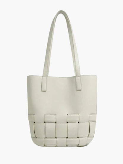 Leren Schouder tas voor Dames met Gevlochten Patroon - StudioMarella
