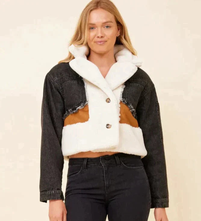 Vrouwelijke Katoenen Patchwork Jas Zomer