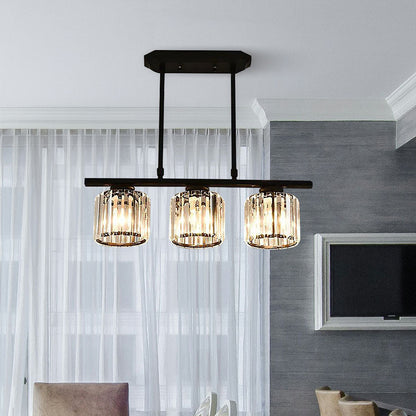 Hanglamp Glas E27 Zwart 3 of 4 Licht Eettafel Kookeiland Scandinavische Hanglamp Plafondlamp Keuken Woonkamer