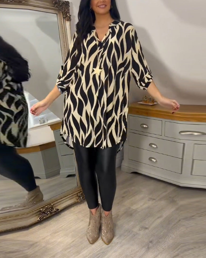 Damesblouse Elegante Klassieke Stijl voor Vrouw