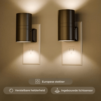 Dimbare LED Wandlamp met Sensor — Automatische Verlichting voor Gang, Trap en Slaapkamer