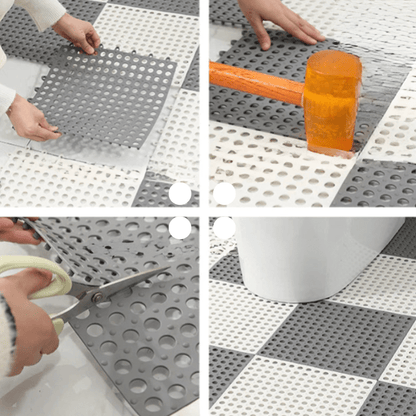 Antislip Douchemat Rubber 30x30cm Badkamer Waterdicht Schimmelbestendig