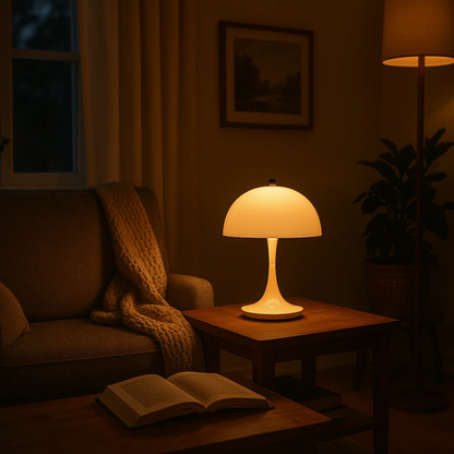 Draadloze tafellamp met LED-verlichting, oplaadbaar en Scandinavisch design