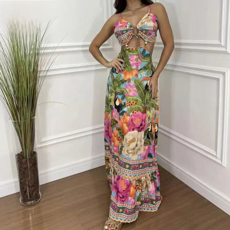 Lisly | Zomerjurk Tropisch Maxi Model