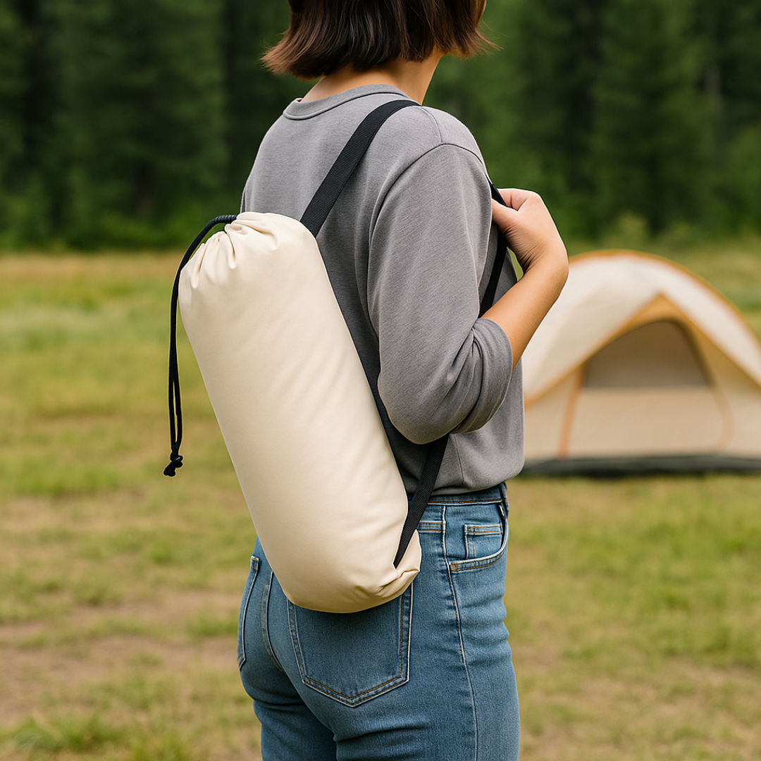 Opvouwbare Campingstoel – Ultralicht & Compact met Ergonomische Steun voor Trekking en Outdoor