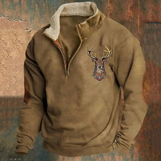 Marco | Fleece Trui met Rits - StudioMarella