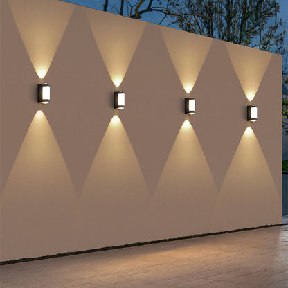 Buitenlamp Up Down LED IP65 Waterdicht Zwart Wit Gevelverlichting 10W