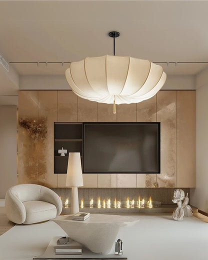 Luxe Wolkvormige Plafondlamp Met Zachte Sfeerverlichting In Frans Design