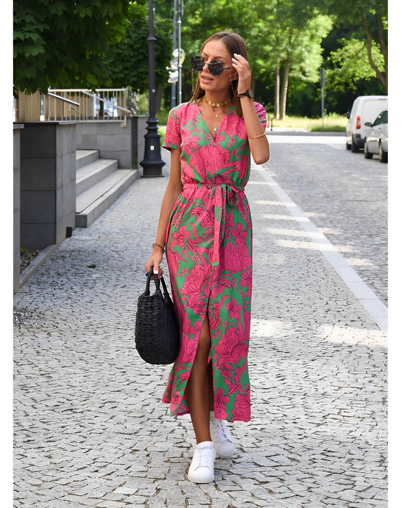 Dames Jurk Bloemenprint Lente Zomer Collectie