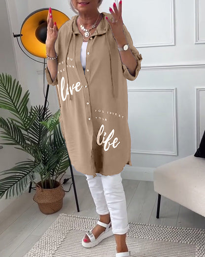 Olivia | Zachte Sweatshirt Met Capuchon Love Life