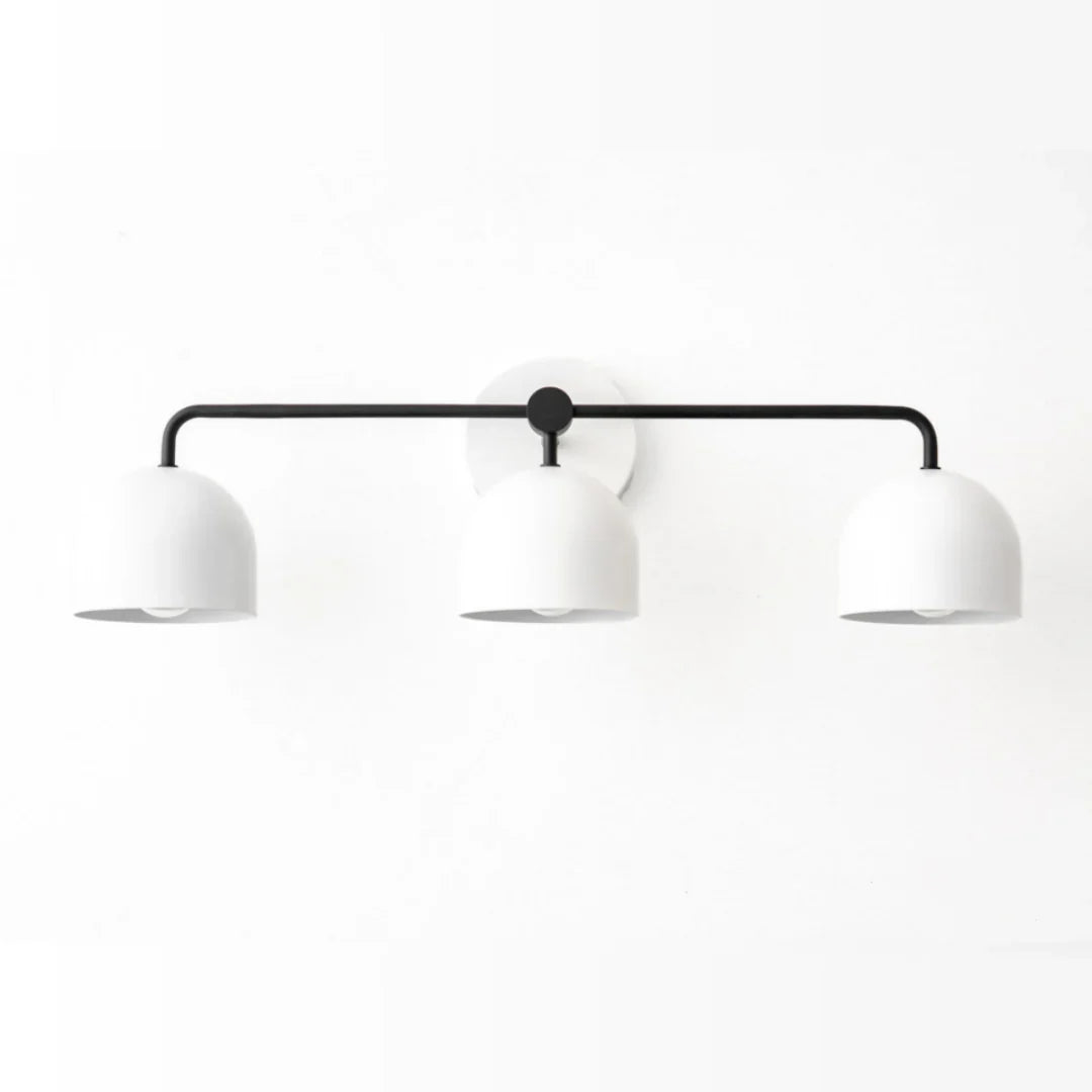 Koepelkapjes Wandlamp Modern Scandinavisch Metaal Zwart Messing 2-3 Lichtpunten Badkamer Hal Slaapkamer Sfeerverlichting