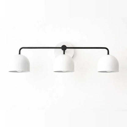Koepelkapjes Wandlamp Modern Scandinavisch Metaal Zwart Messing 2-3 Lichtpunten Badkamer Hal Slaapkamer Sfeerverlichting