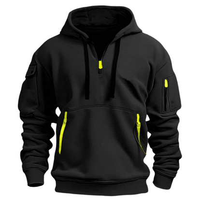 Enzo | Elegante Fleece Trui met Kap