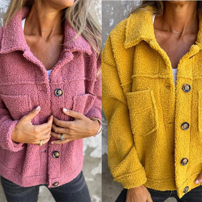 Korte Teddyjas Warm en Stijlvol voor Winter