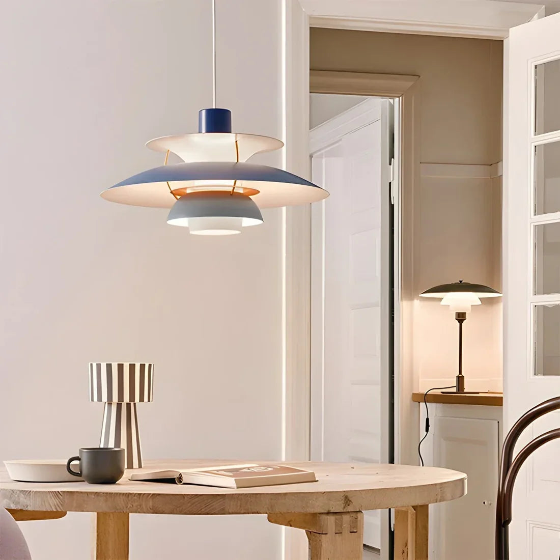 Hanglamp Metaal E27 Groen Eettafel Woonkamer Gelaagde Designlamp Scandinavische Hanglamp Sfeerverlichting Interieur