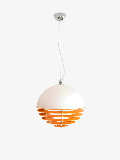 Stijlvolle Hanglamp Bauhaus Design Oranje-Wit Sfeerverlichting voor Moderne Interieurs