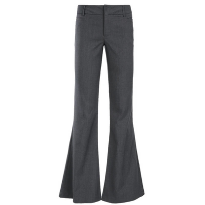 Elegante Broek Hoog Uitgesneden met Wijde Pijpen