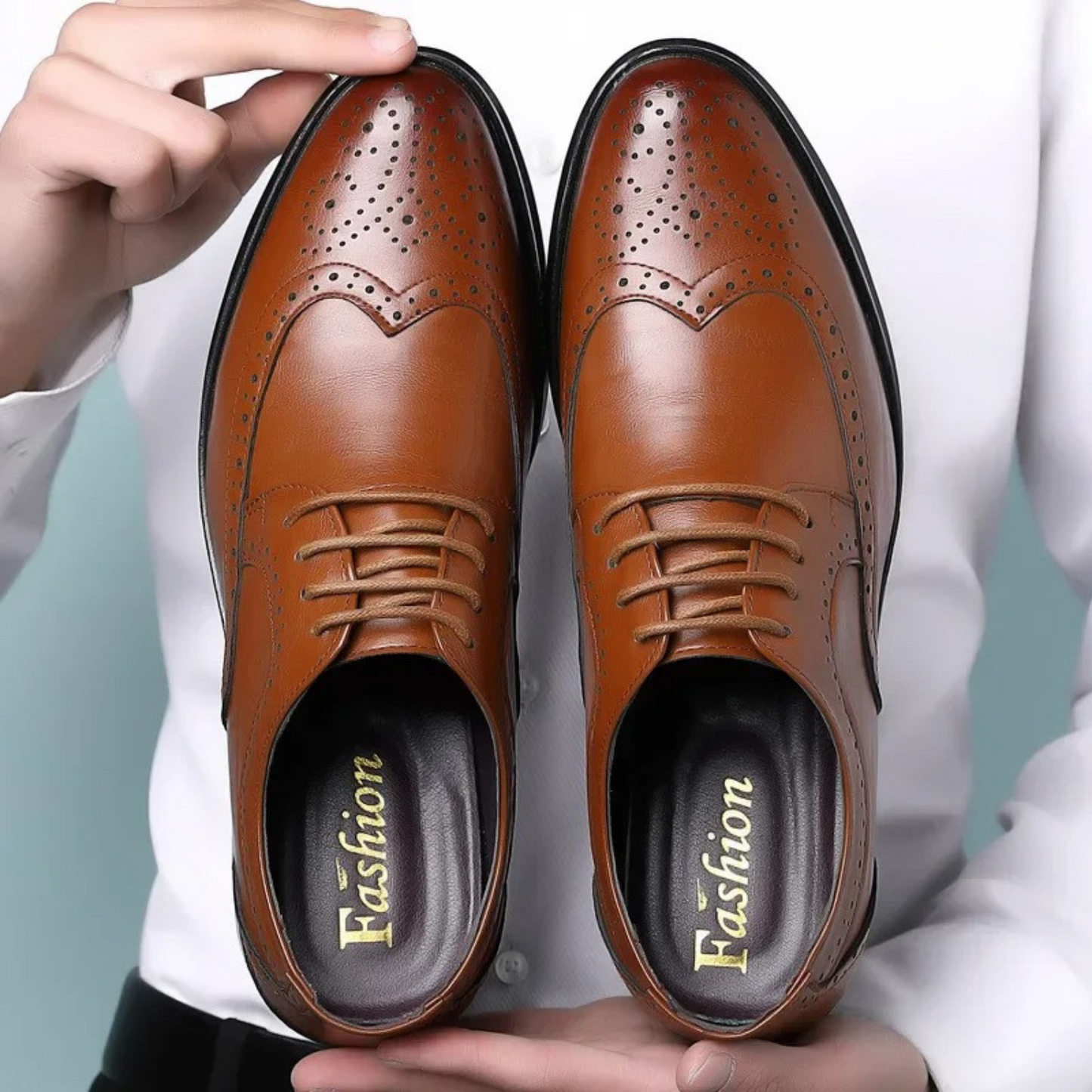 Zwarte Leer Oxfords Heren Schoenen Klassiek - StudioMarella