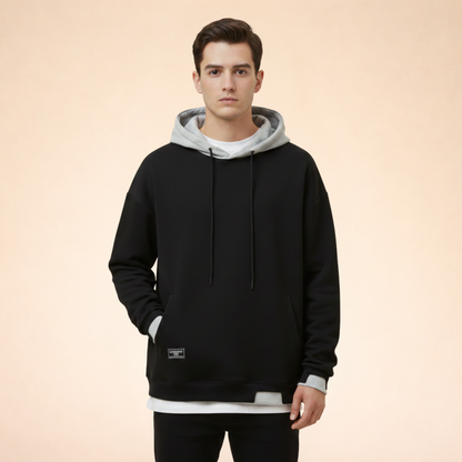 Hoodie Mannen Klassiek Comfortabel Casual