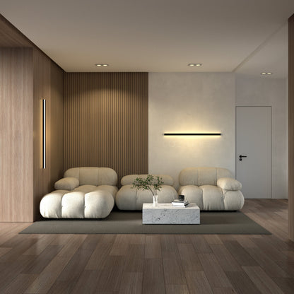 Minimalistische Lineaire Wandlamp Met Geïntegreerde LED Verlichting En Modern Design