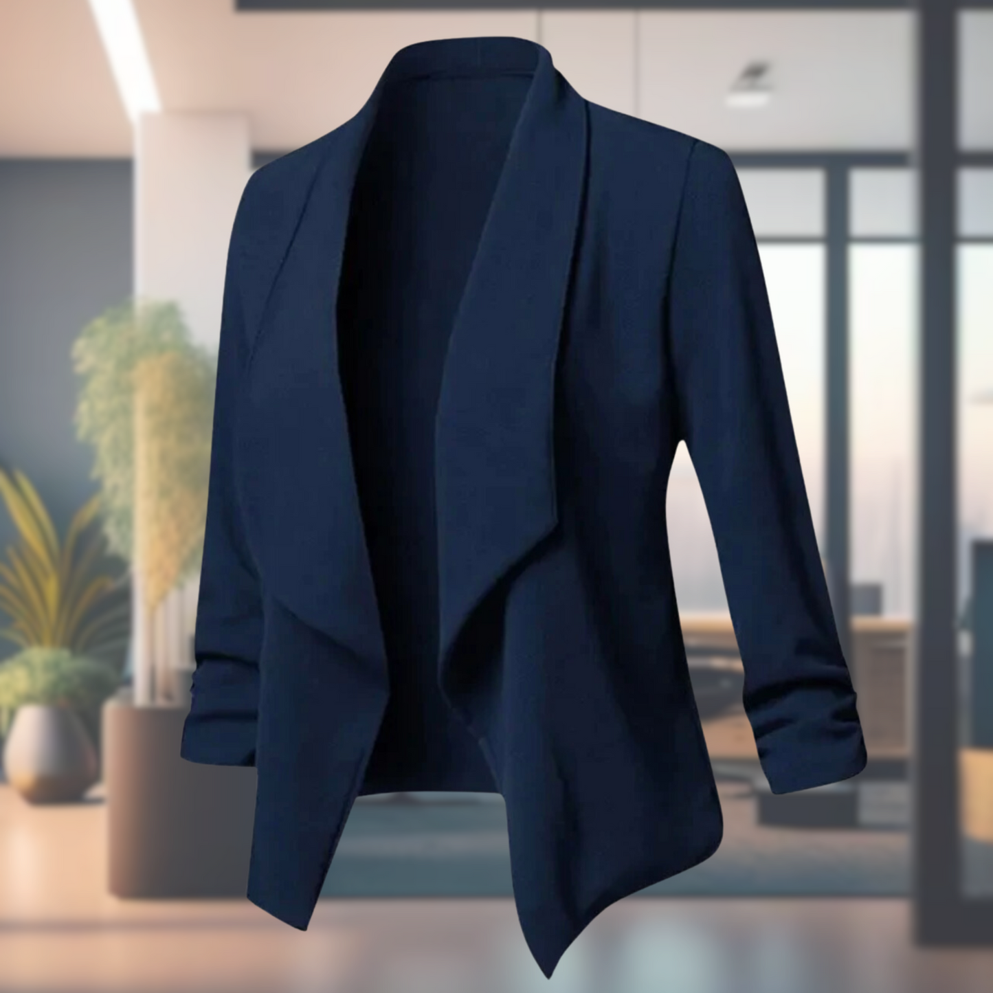 Damesblazer Lange Mouwen Lichtgewicht Elegante Stijl