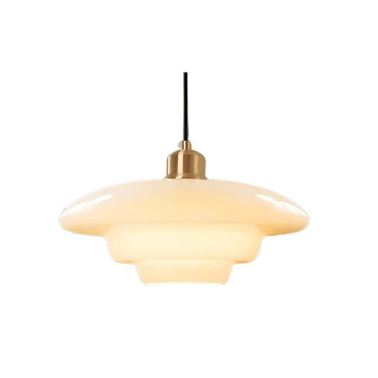 Hanglamp Glas E27 Goud Rond Woonkamer Eettafel Keuken Organisch Design Sfeerverlichting Modern Interieur