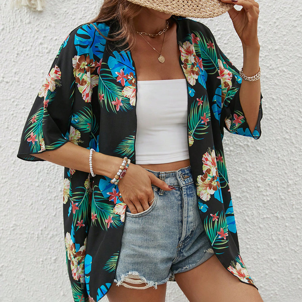 Strandjas voor Vrouw met Leuke Printen Uniek Design