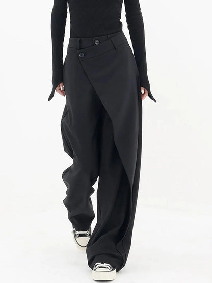 Vrouwelijke Broek Asymmetrisch Modern Design