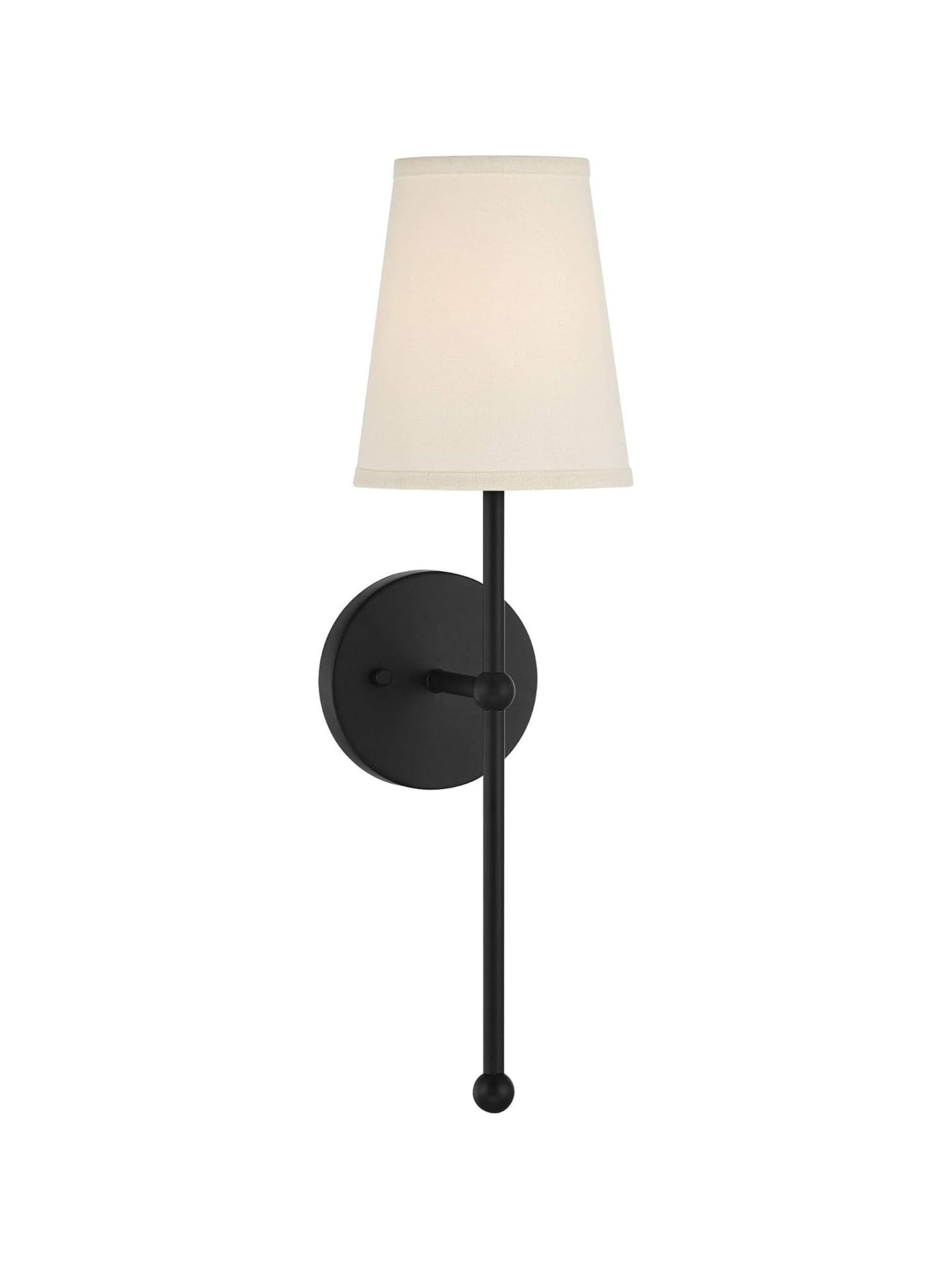 Rowan Wandlamp Messing Stoffen Kap Scandinavische Woonkamer Slaapkamer Verlichting 15x53cm