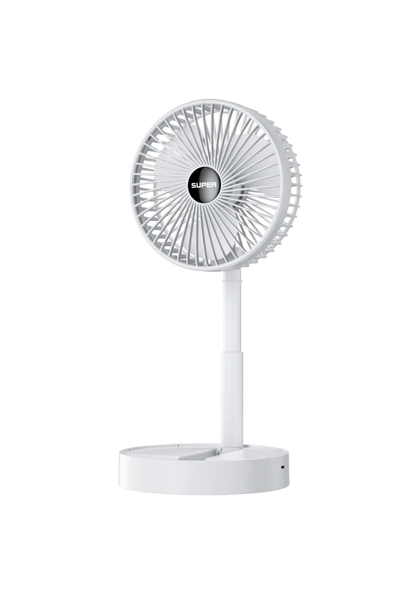 Opvouwbare Tafelventilator USB-Oplaadbaar met Vijf Standen – Compact en Stil