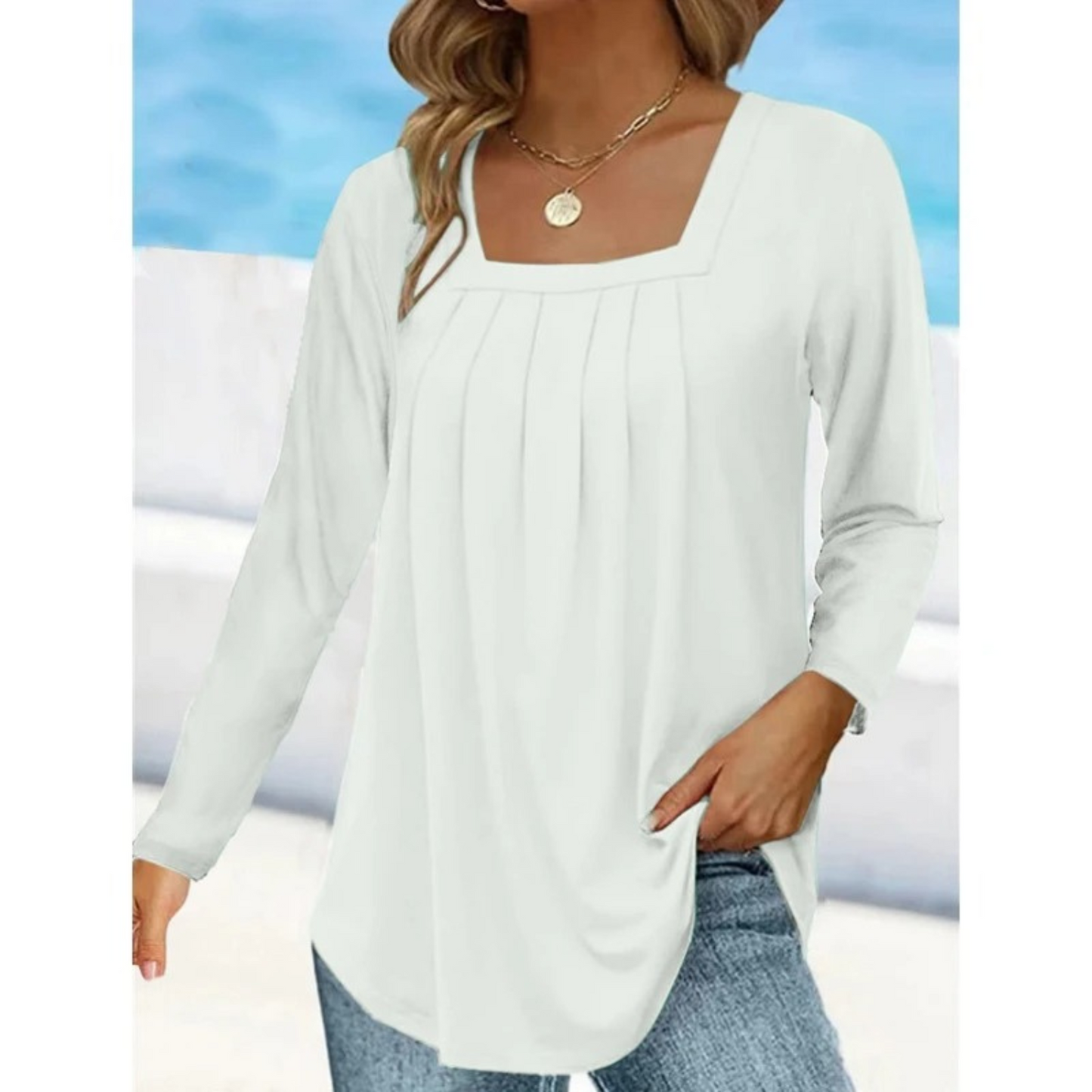 Lange Mouw Shirt voor Vrouw Elegant en Stijlvol - StudioMarella