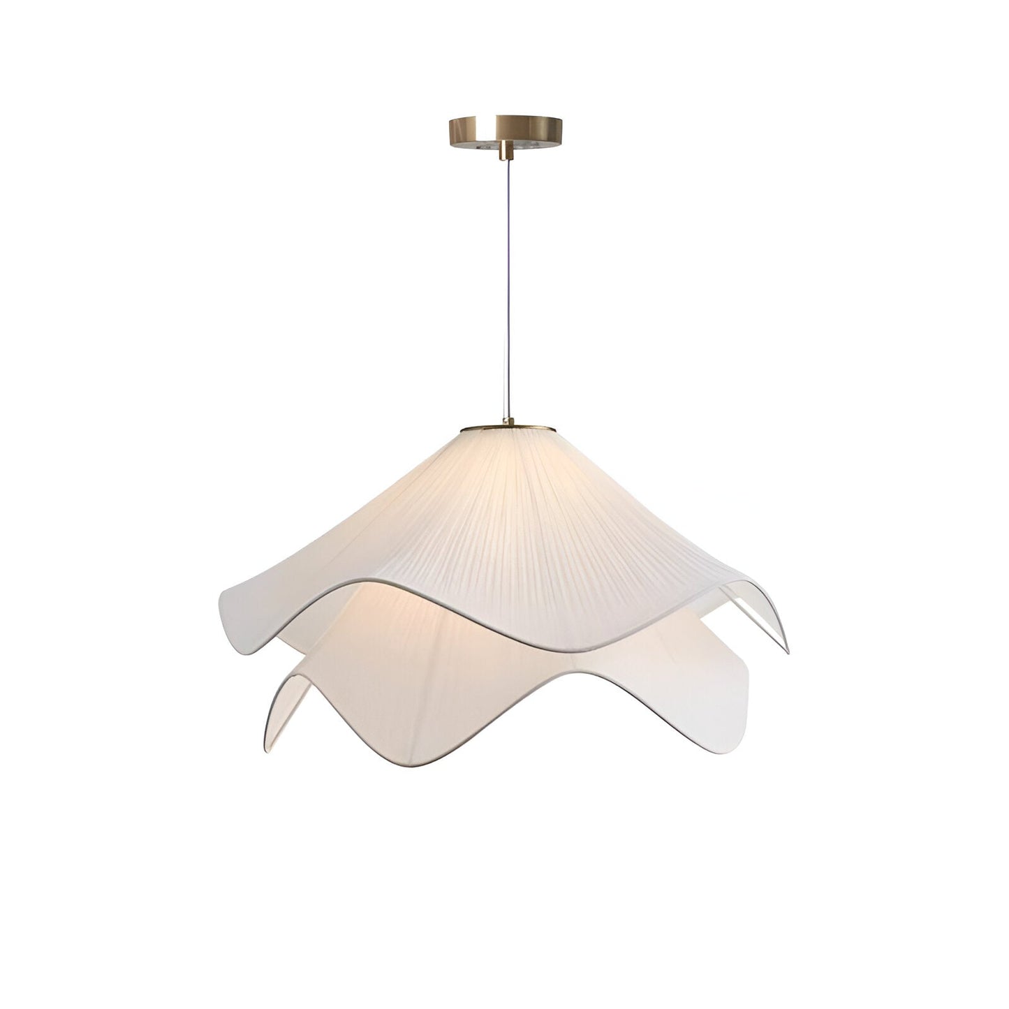 Hanglamp Japandi Stof Rond Scandinavisch Design E27 40-80cm Warm Licht