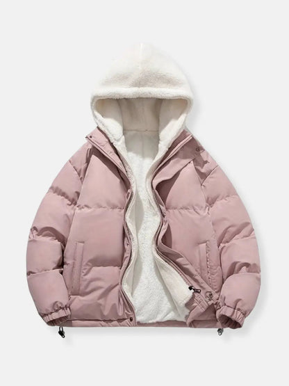 Dunne Warme Vrouwenjas met Rits Waterproof