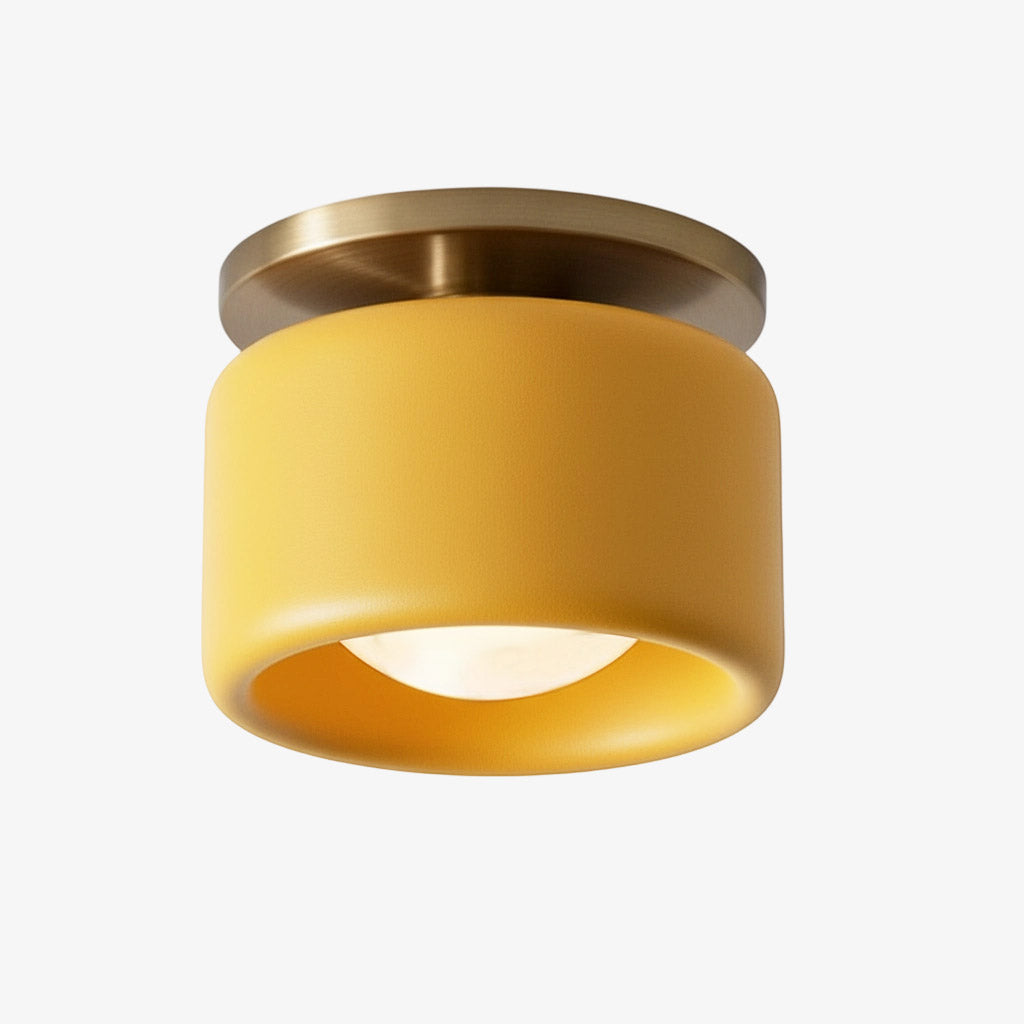 Porselein Plafondlamp Rond Modern – Zachte Sfeerverlichting voor Gang Kantoor Keuken