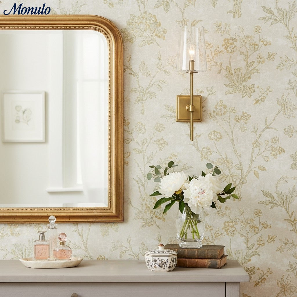 Glazen Wandlamp met Helder Glas – Enkelvoudige tot Drievoudige Configuratie – Elegante Badkamerverlichting