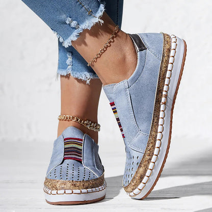 Platte Schoenen voor Dagelijks Gebruik Retro Stijl Casual