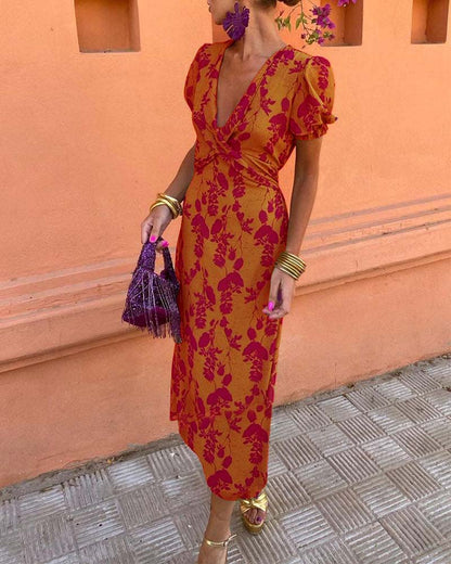 Vrouwelijke Blouse met Pofmouwen