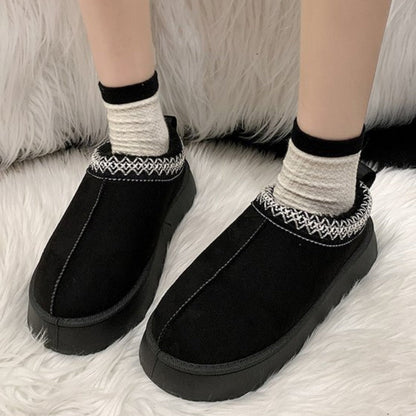 Vrouwensneeuwlaarzen Warm en Waterdicht Chunky
