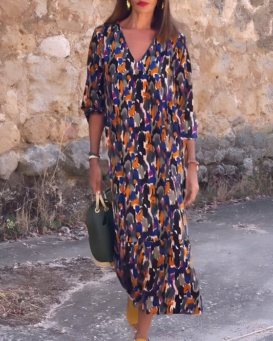 Dames Vintage Jurk Vrouwelijke Pasvorm - StudioMarella