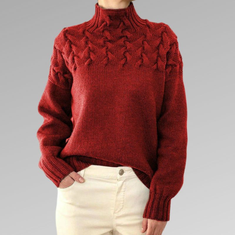 Dames Trui Warm Elegante Klassieke Coltrui