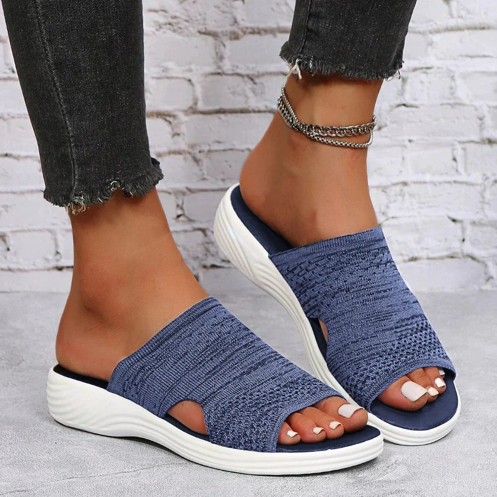 Dames Sandalen Comfortabel Zacht Orthopedisch Leer