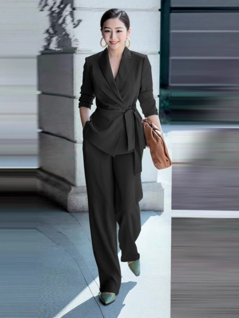 Dames Blazer Set Tweedelig met Broek Klassiek Elegant