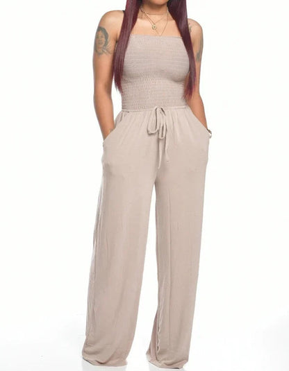 Vrouwelijke Jumpsuit Zonder Bandjes Zomerjurk Kort