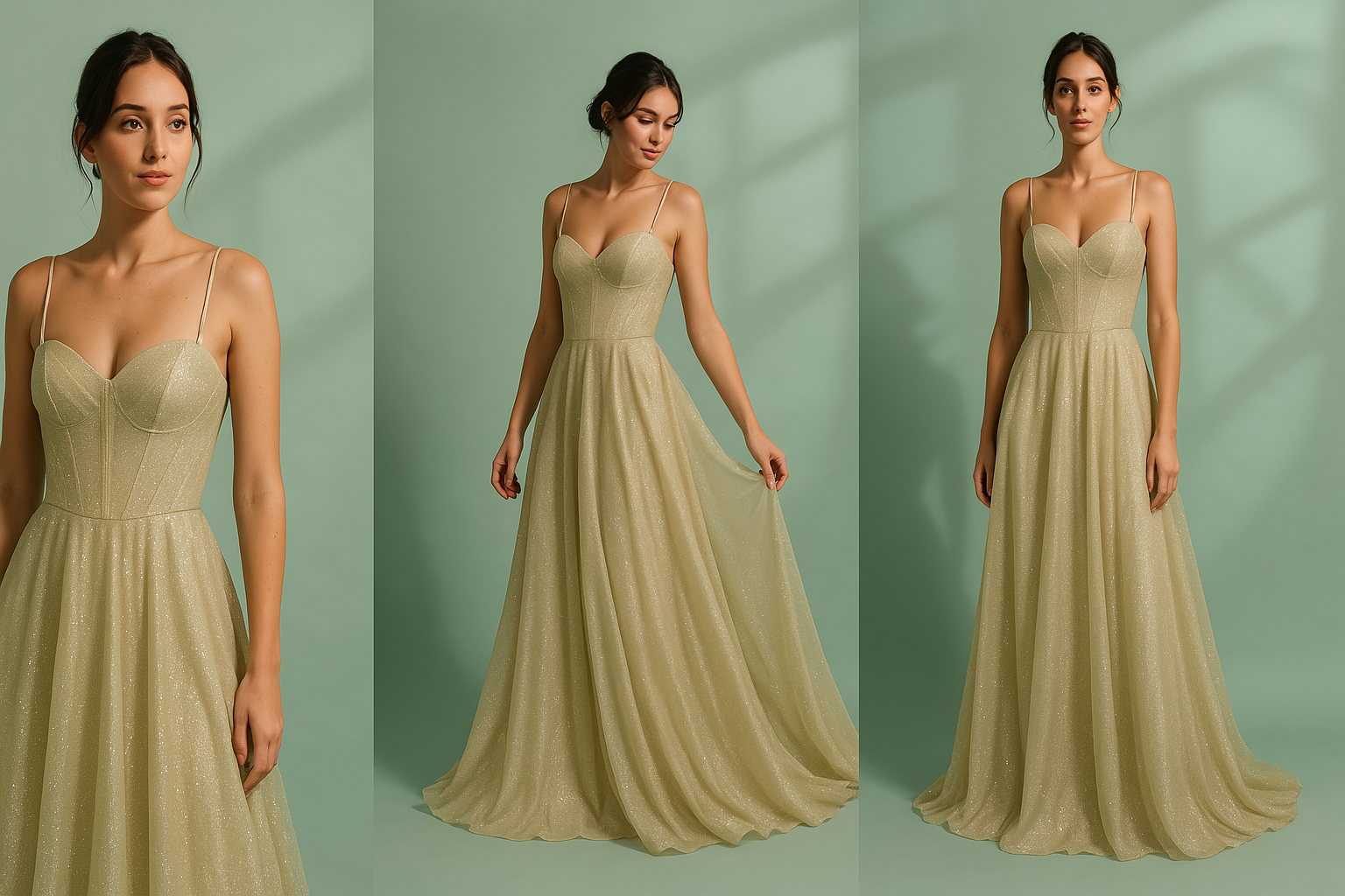 Avondjurk Satijn Gala Jurk Elegante Open Rug - StudioMarella