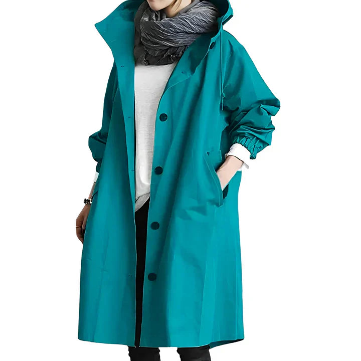 Waterdichte Regenjas voor Dames met Capuchon