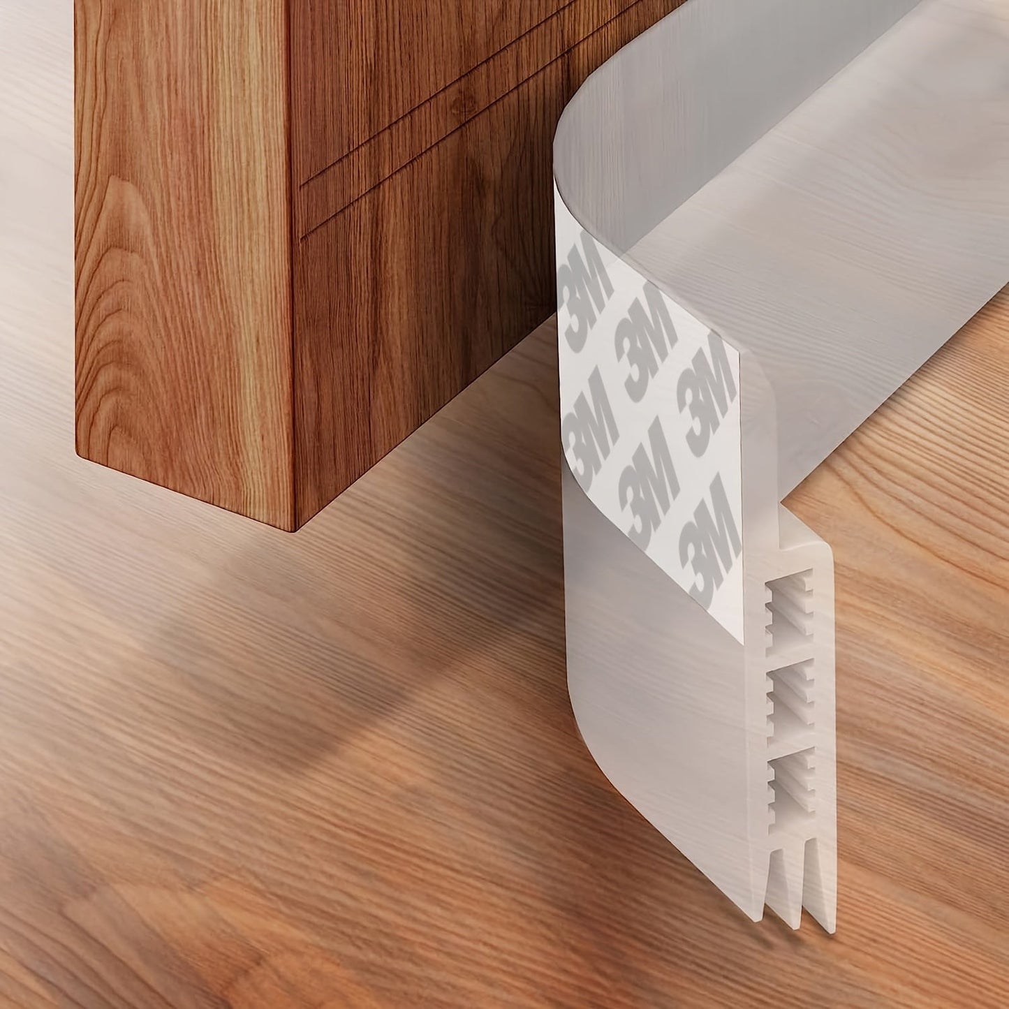 Tochtstrip Deur Siliconen 99cm Wit Zelfklevend Geluidsisolatie Deurafdichting Tochtstopper Energiebesparing Woning Isolatie