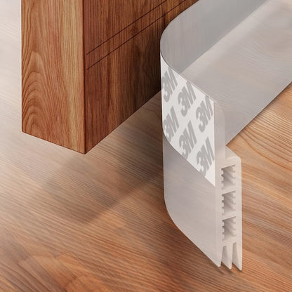 Tochtstrip Deur Siliconen 99cm Wit Zelfklevend Geluidsisolatie Deurafdichting Tochtstopper Energiebesparing Woning Isolatie