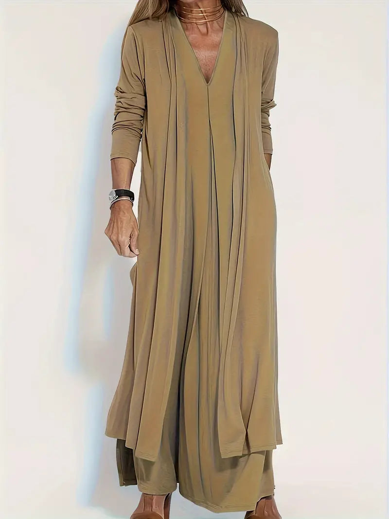 Dames Outfit Set Elegante Jurk en Blazer