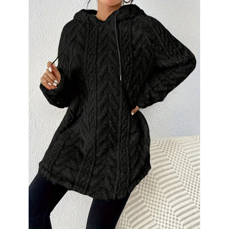 Dames Hoodie Gebreid Met Structuur Trendy Look